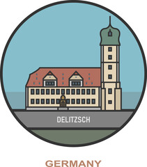 Delitzsch. Cities and towns in Germany