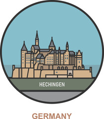 Hechingen. Cities and towns in Germany