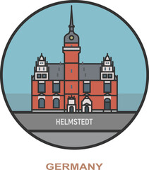 Helmstedt. Cities and towns in Germany