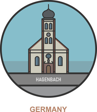 Hagenbach. Cities and towns in Germany