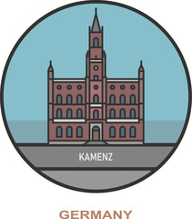 Kamenz. Cities and towns in Germany