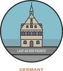 Lauf an der Pegnitz. Cities and towns in Germany