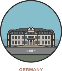 Nauen. Cities and towns in Germany