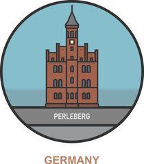 Perleberg. Cities and towns in Germany