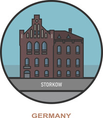Storkow. Cities and towns in Germany