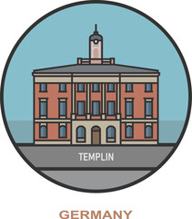 Templin. Cities and towns in Germany