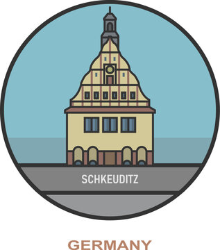 Schkeuditz. Cities and towns in Germany