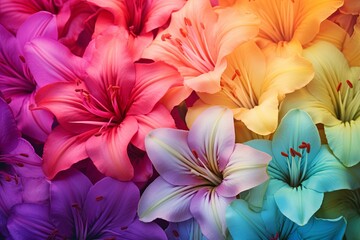 Blooming Garden Gradient Inspirations: Harmonious Hues Collection
