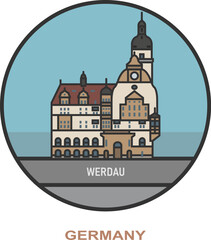 Werdau. Cities and towns in Germany