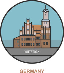 Wittstock. Cities and towns in Germany