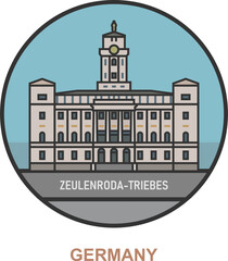 Zeulenroda-Triebes. Cities and towns in Germany