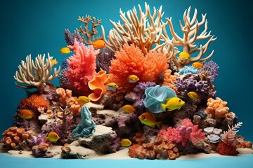 Coral Reef Ecosystem Infographics: A Comprehensive Dive into Marine Life Diversity