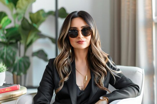 Female Millionaire Empowers Success with Wealth and Abundance