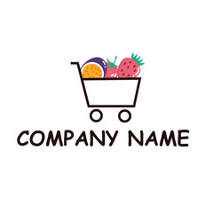 grocery shop logo design.
