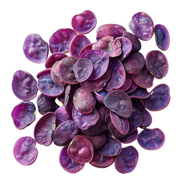 Displaying images of Hyacinth bean valor or Indian papdi beans against a transparent background