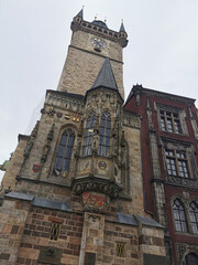 prague astronomical clock city tower