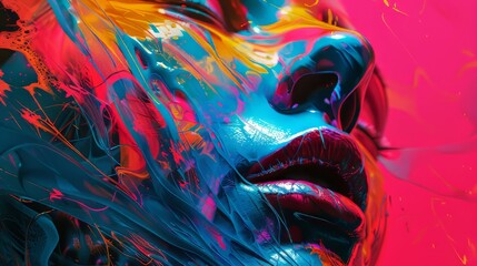 Vibrant glassmorphism effect adding a pop of color to digital designs