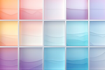 Fototapeta premium Frosted Glass Gradient Patterns: Soft Color Transitions Elegance