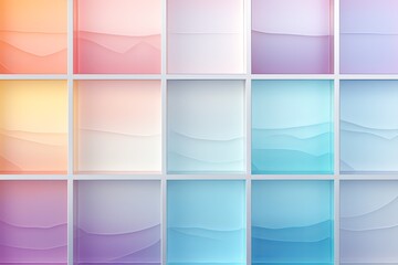 Frosted Glass Gradient Patterns: Soft Color Transitions Elegance