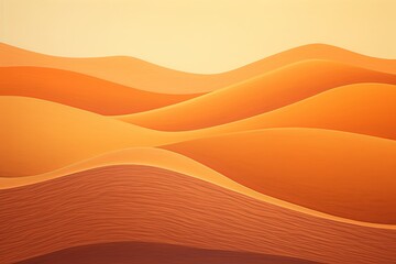 Golden Desert Sand Heat Waves: Mesmerizing Gradient Artwork