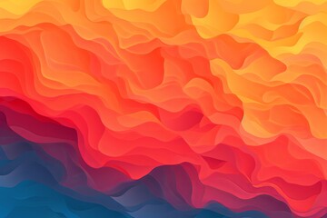 Fototapeta premium Gradient Thermal Energy Flow: Captivating Heatmap Thermal Gradient Visuals