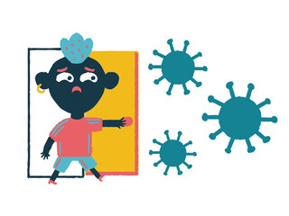 It's dangerous outside because of coronavirus