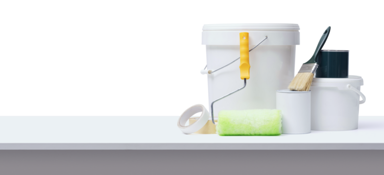 Professional home decorator and painter tools