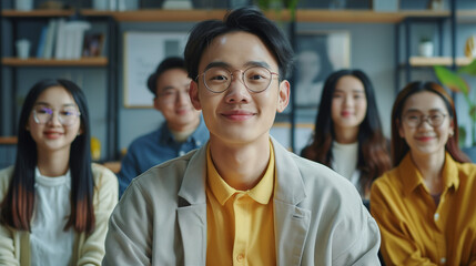 Diverse Group of Businesspeople Standing Together