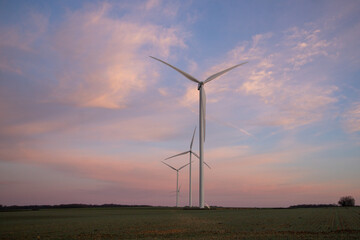 Obraz premium éoliennes charente