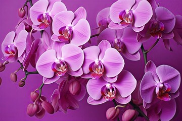 Fototapeta na wymiar Orchid Tone soft blend: Radiant Orchid Gradient Tones