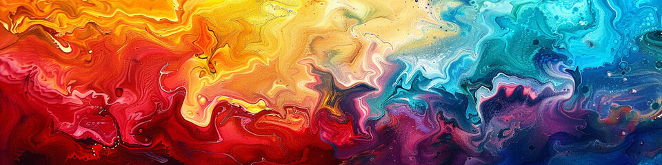 A mesmerizing symphony of color unfolds, painting a picture of boundless creativity and artistic expression.