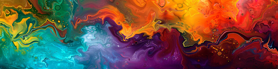 A mesmerizing symphony of color unfolds, painting a picture of boundless creativity and artistic expression.