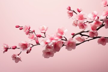 Cherry Blossom Blush: Spring Pink Gradients & Floral Shades