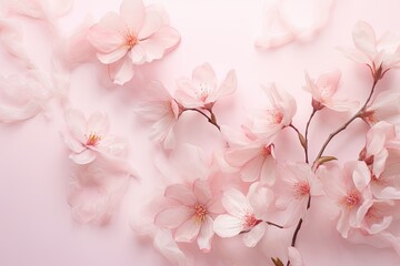 Spring Blossom Pink Gradients: Soft Pink Petal Hues
