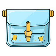 A vector icon depicting a briefcase, ideal for illustrating business, professional, or office related themes.