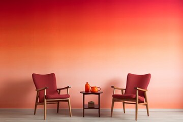 Fiery Red-Orange Sunset Ombre Wallpaper Designs � Captivating Fades