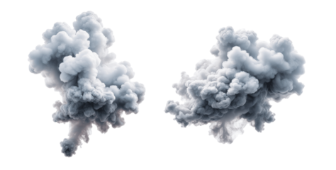 smoke isolated on transparent background