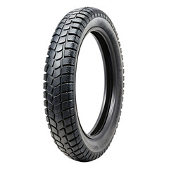tires stacked up isolated on transparent background