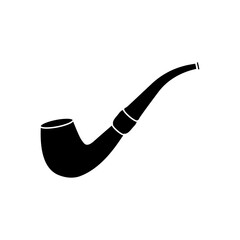 Smoking pipe icon vector. Smoking illustration sign. Tobacco symbol or logo.