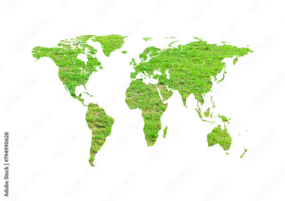 Sticker world map isolated on transparent background png file. elements of this image furnished by nasa