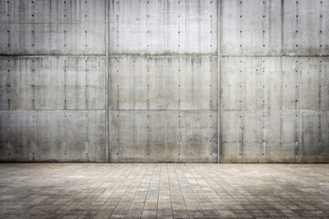 Vintage Urban Interior with Concrete Walls and Floors