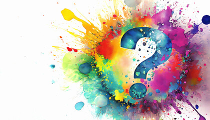 Lively question mark