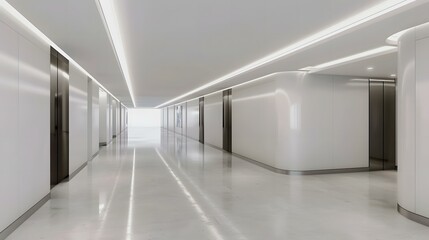 corridor in a office
