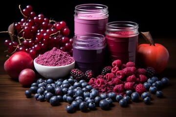 Wild Berry Gradient Mixes: Natural Berry Gradience Infusion