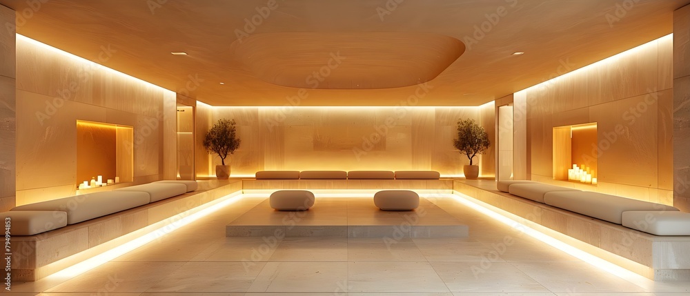 Poster efficient tv lounge design with bench seating for optimal space utilization. concept tv lounge desig