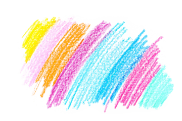 Photo grunge hand draw, scribble colorful cross hatch, wax pastel, crayon isolated on white, clipping path
