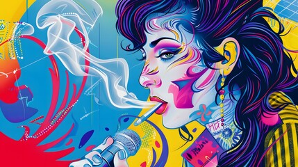 person with a microphone