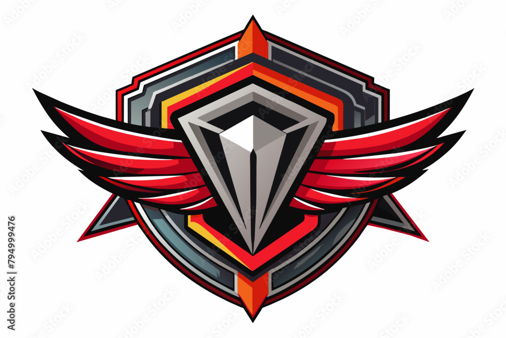 Aufkleber Incorporate gradient mesh techniques into a logo for depth and detail in vector format