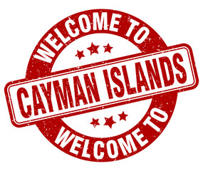 Welcome to Cayman Islands stamp. Cayman Islands round sign