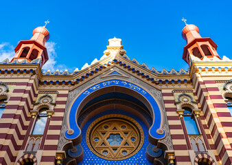 Jubilee Synagogue in Prague, made in Moorish style